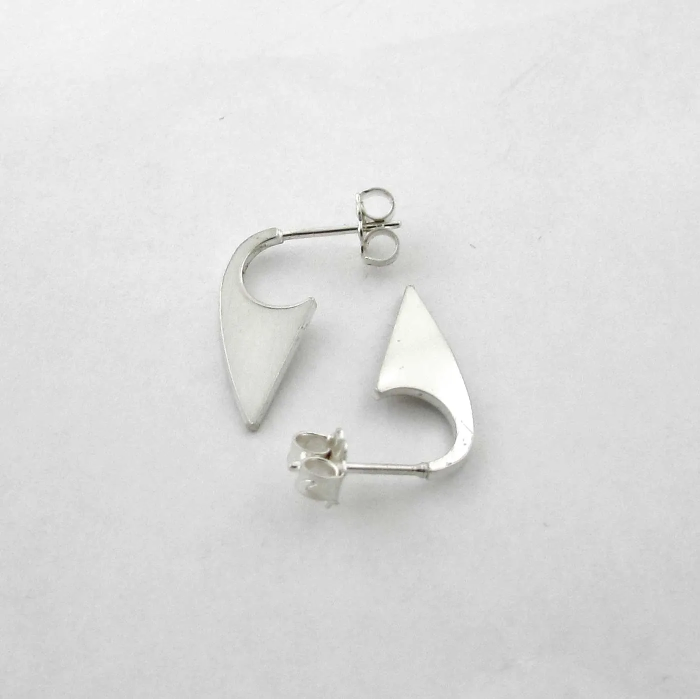 Silver Claw Earrings