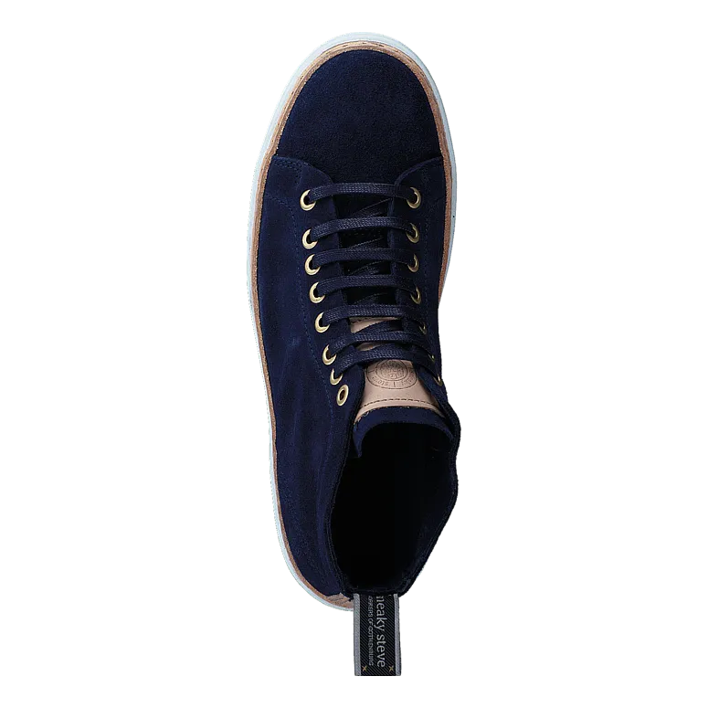 Silvermine High Navy suede