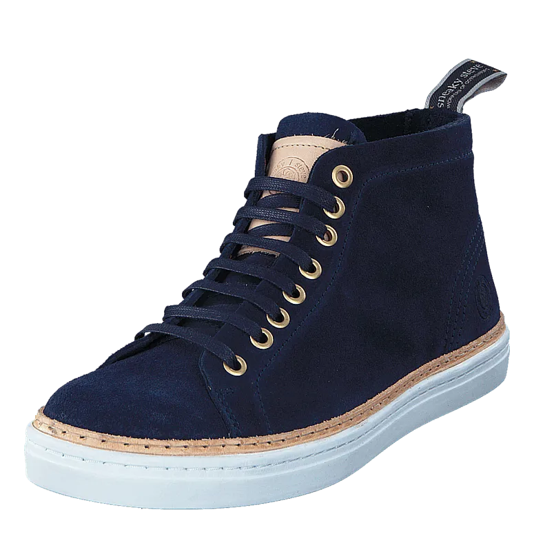 Silvermine High Navy suede