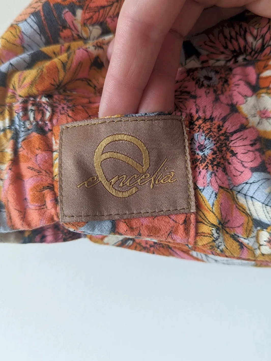 Sleeping Cap with Eye Mask | Breathable Flannel | Bright Floral