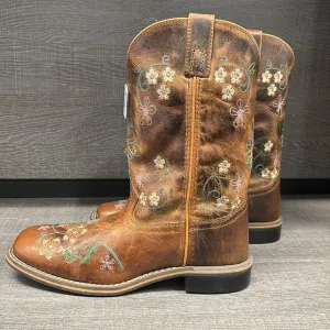 Smoky Mountain Youth Floralie Boots (Brown) - Size 6