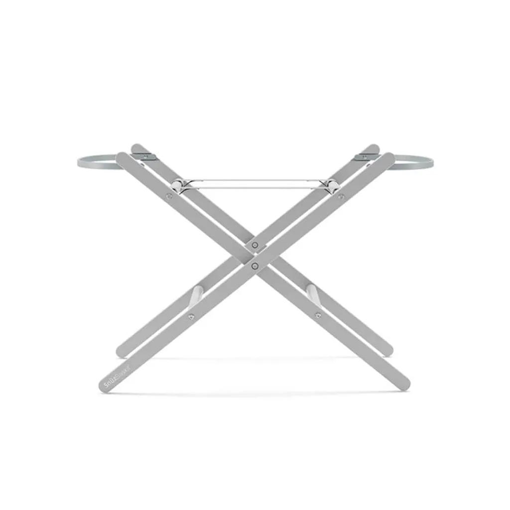 SNUZBaskit Moses Basket & Stand - Dark Grey/Grey