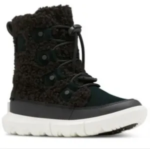 Sorel Youth Explorer Joan Cozy Boots Big Kids NEW