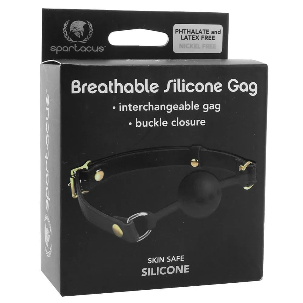 Spartacus Breathable Silicone Ball Gag