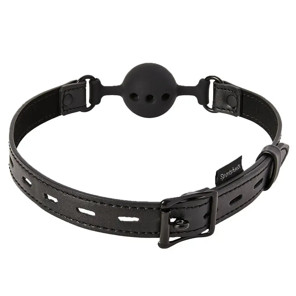 Sportsheets Saffron Silicone Breathable Ball Gag with Buckle