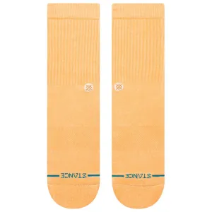 Stance Icon Washed Crew Socks - Peach