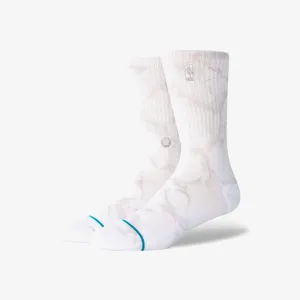 Stance NBA Logoman Dye Crew Socks - Light Grey