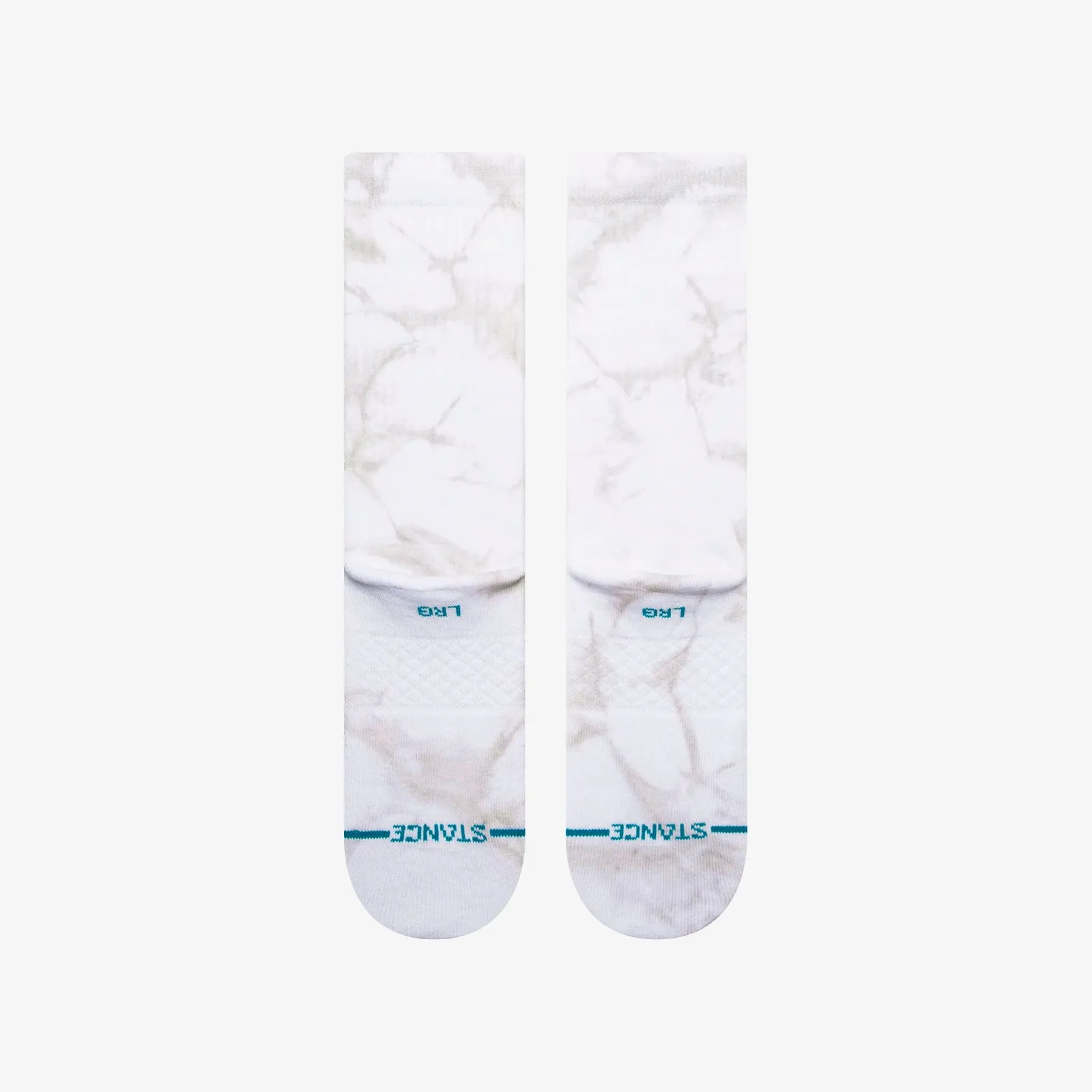 Stance NBA Logoman Dye Crew Socks - Light Grey