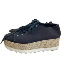 STEVE MADDEN NAVY ESPADRILLES SZ 10