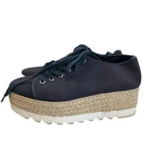 STEVE MADDEN NAVY ESPADRILLES SZ 10