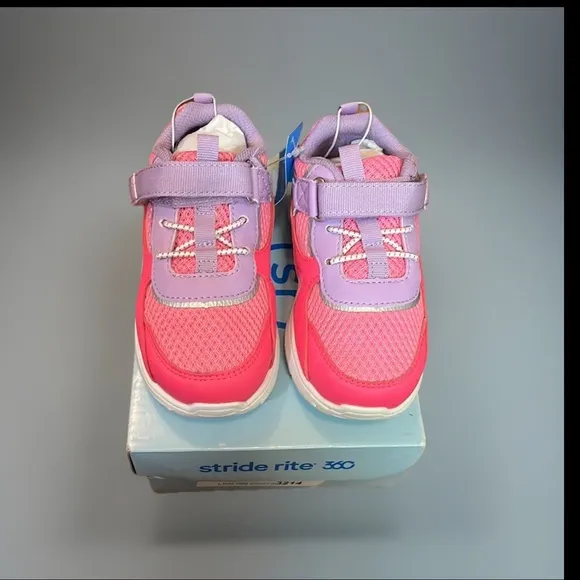 Stride Rite 360 Gordo Toddler Sneakers Comfortable Memory Foam Bumptoe Hook&amp;Loop