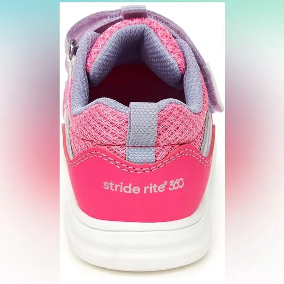 Stride Rite 360 Gordo Toddler Sneakers Comfortable Memory Foam Bumptoe Hook&amp;Loop