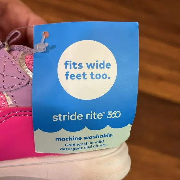 Stride Rite 360 Gordo Toddler Sneakers Comfortable Memory Foam Bumptoe Hook&amp;Loop