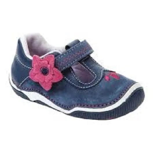 STRIDE RITE PRE WALK BROWN/NAVY TEAGAN
