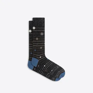 Stripe and Dot Mid-Calf Socks