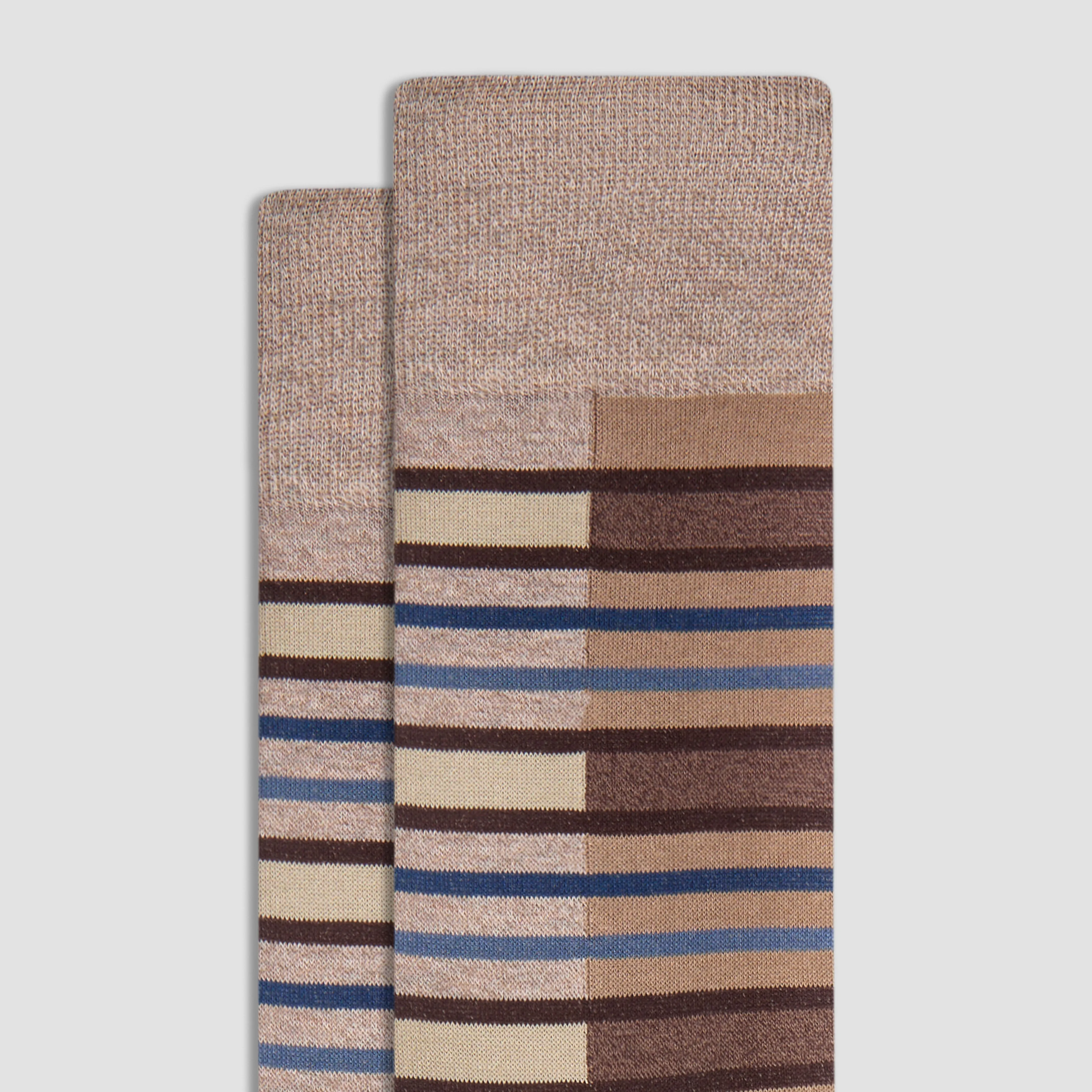 Striped Mid-Calf Socks