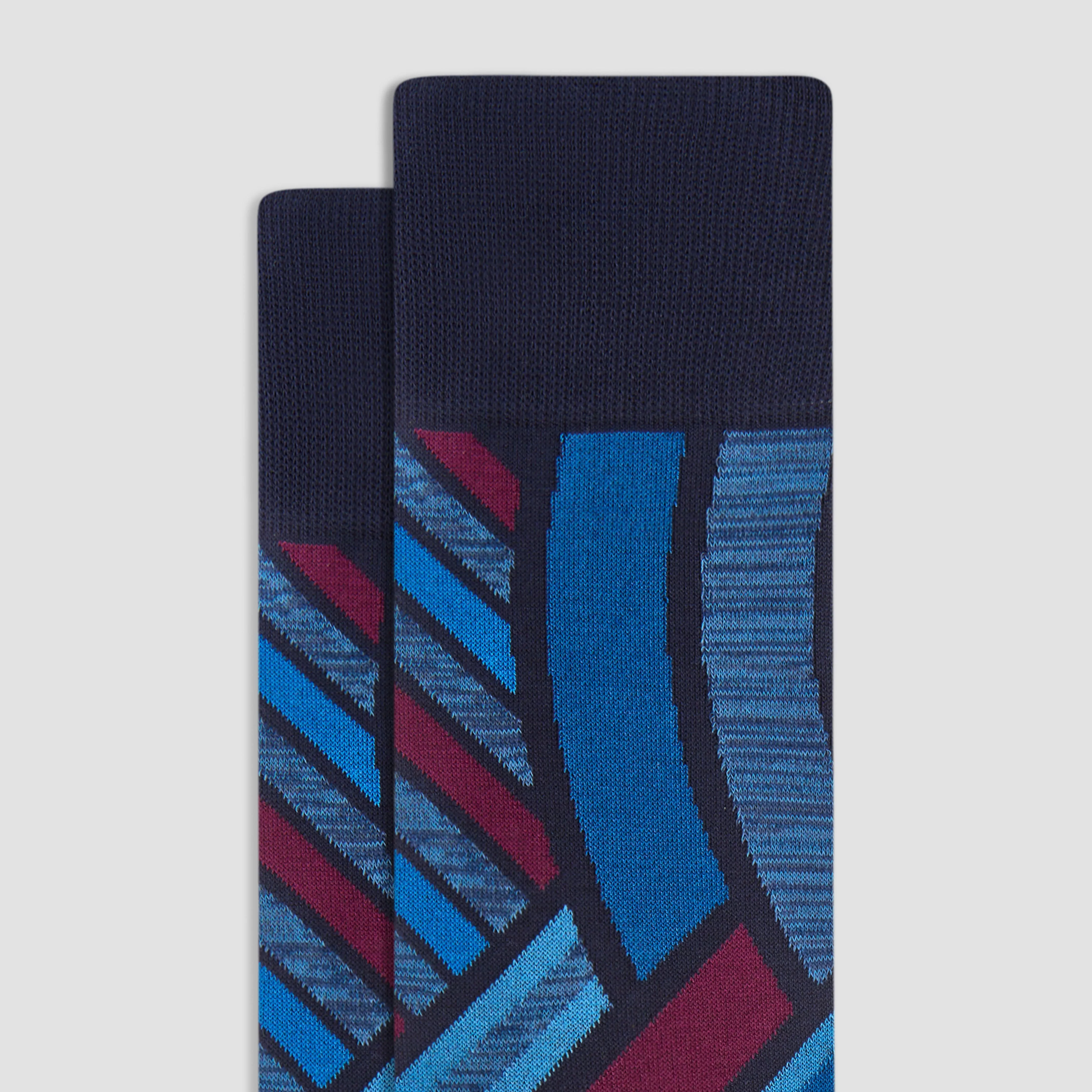 Striped Mid-Calf Socks