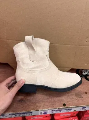 Suede Square Heel Martin Boots – Non-Slip and Comfortable