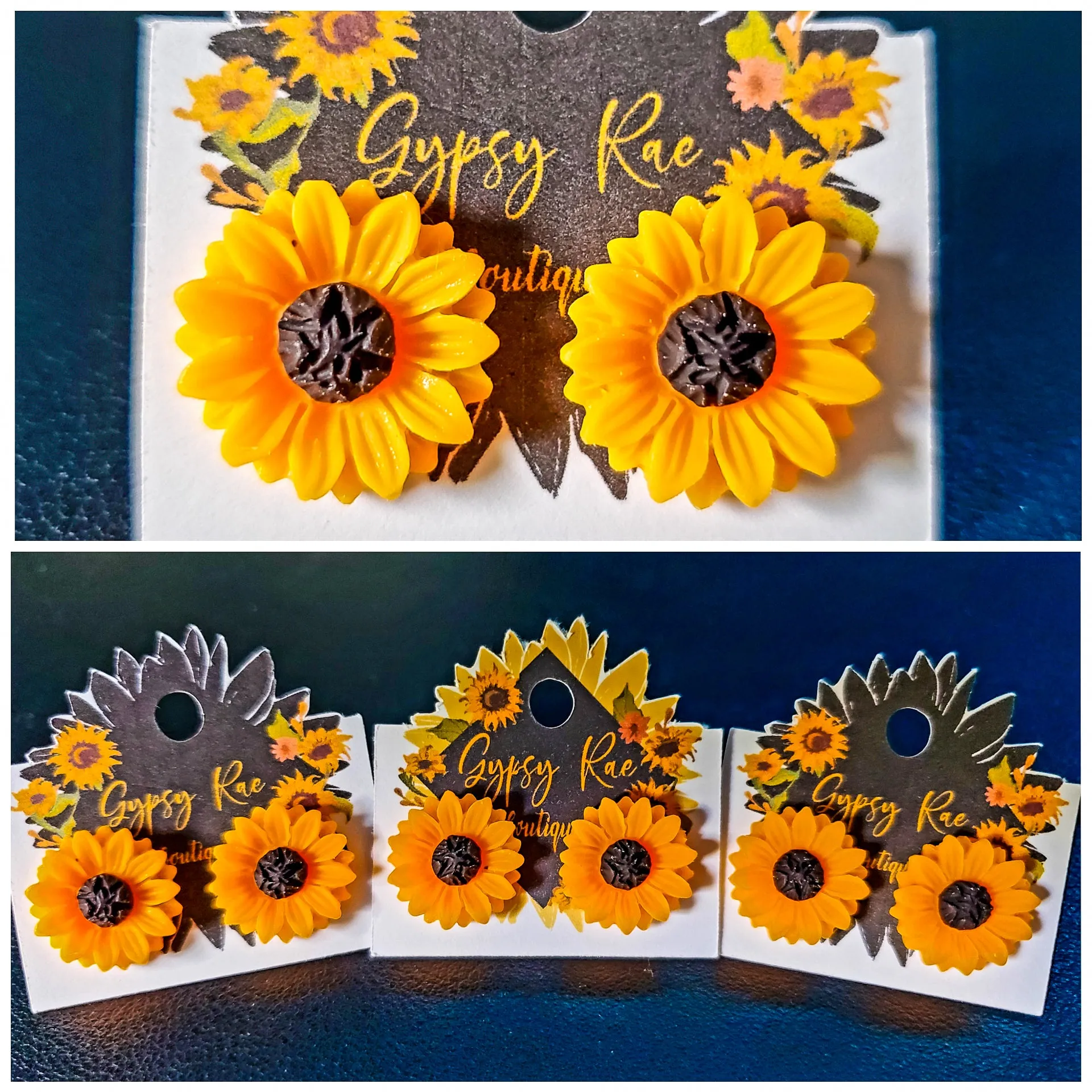 Sunflower Stud Earrings