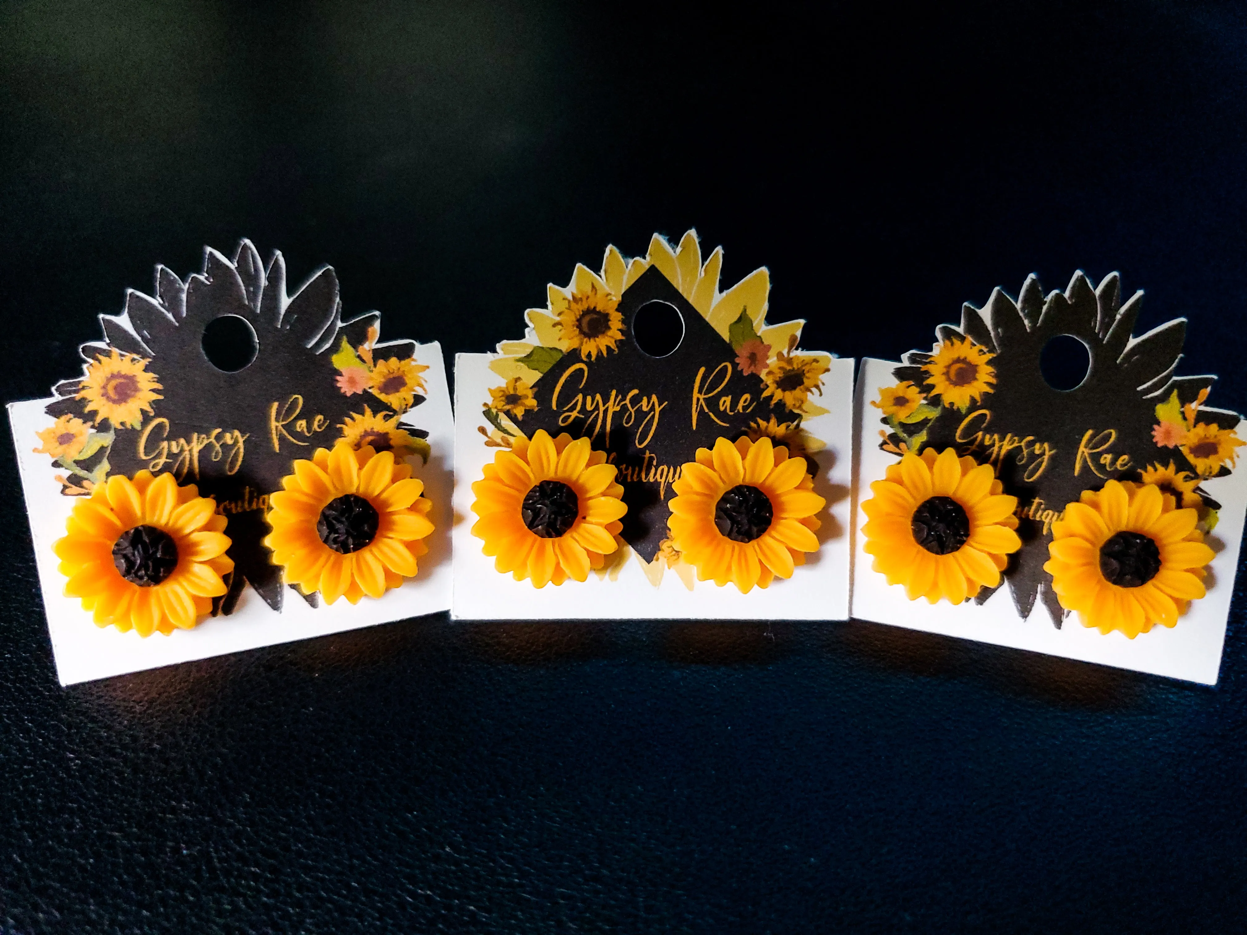 Sunflower Stud Earrings