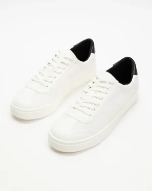 Superga, 2843 Club S Canvas Faux Leather | White Avorio/Black