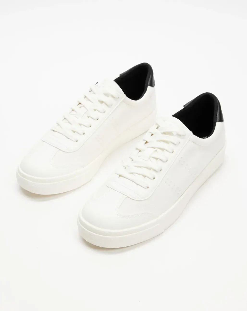 Superga, 2843 Club S Canvas Faux Leather | White Avorio/Black