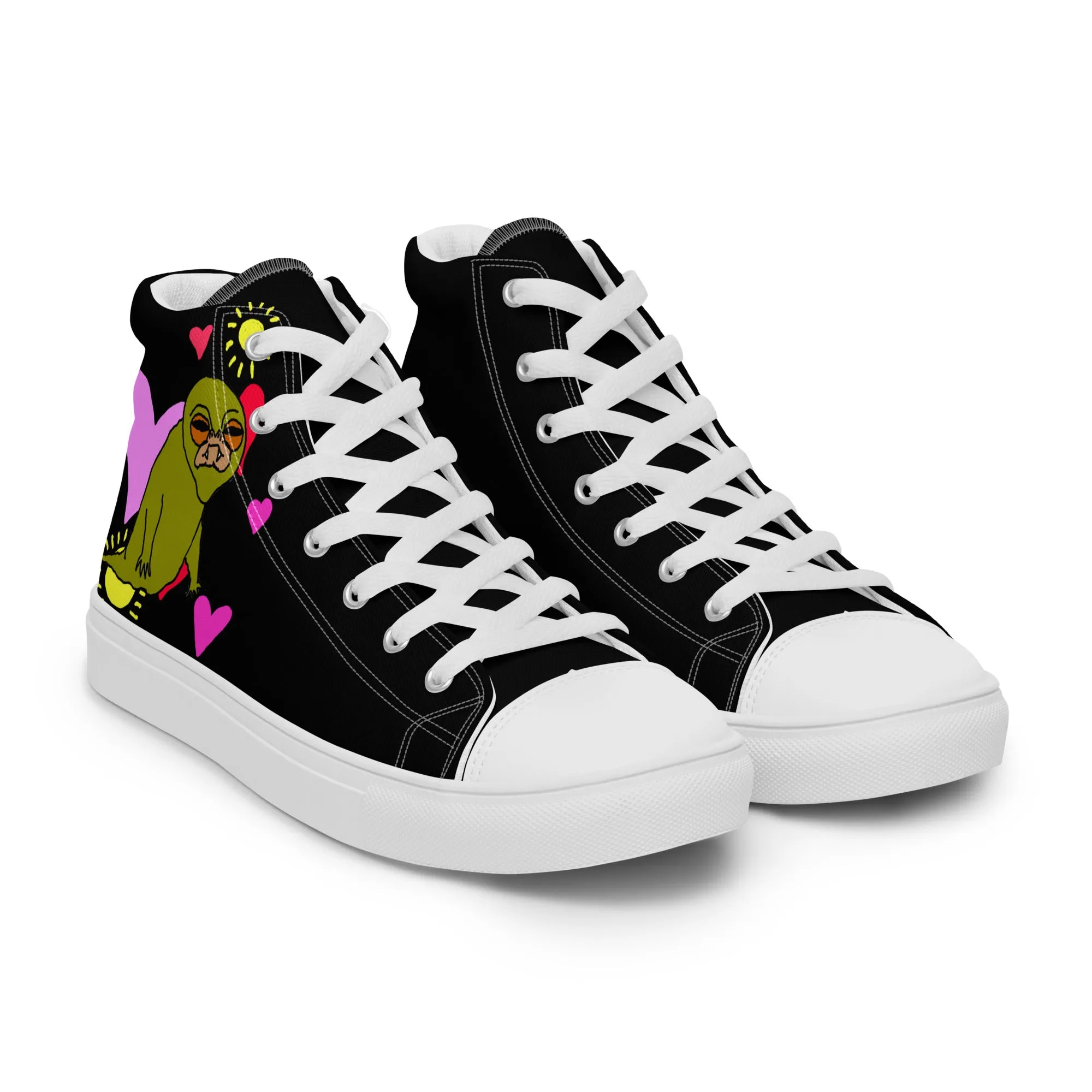 Swampy Marriage Women’s high top canvas shoes
