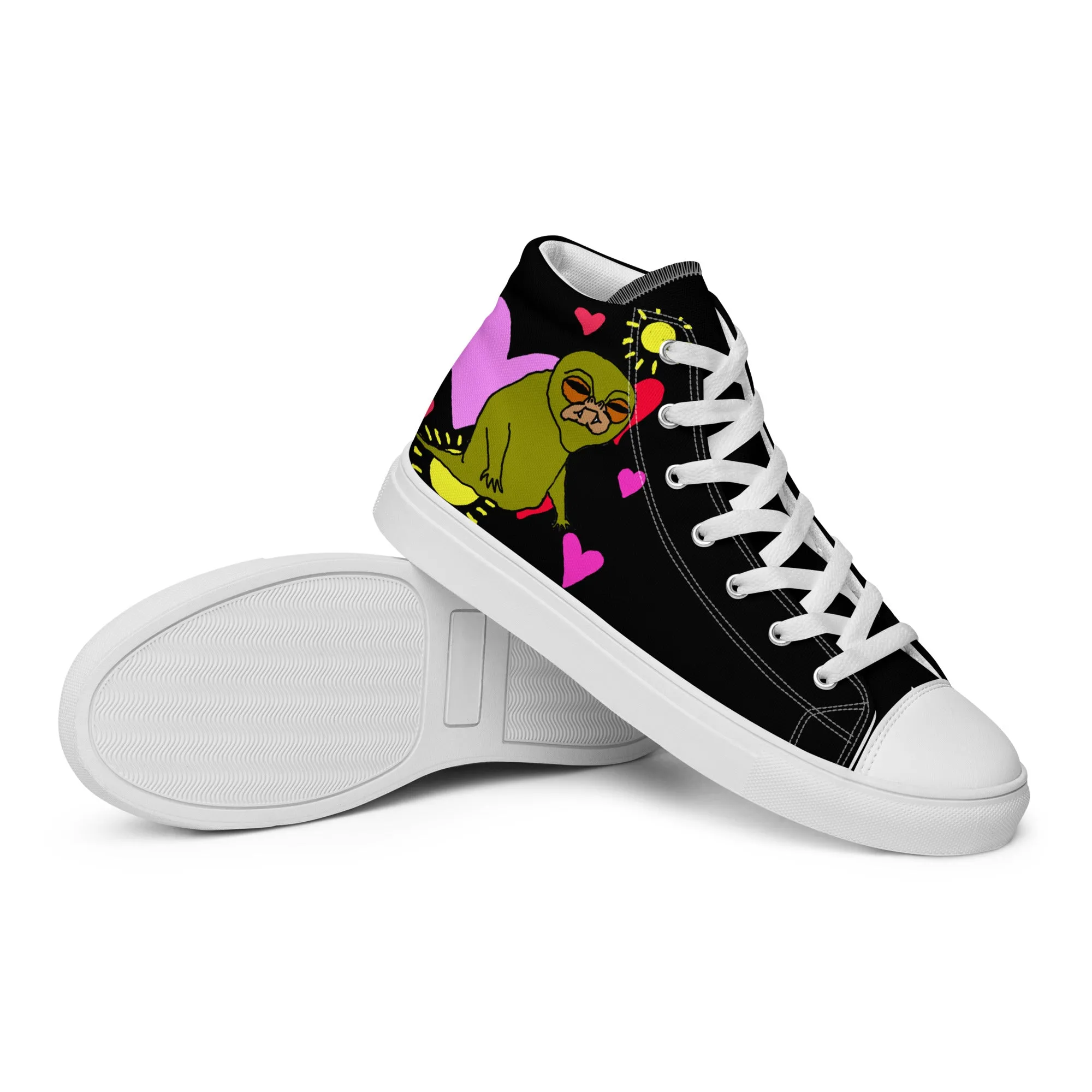 Swampy Marriage Women’s high top canvas shoes