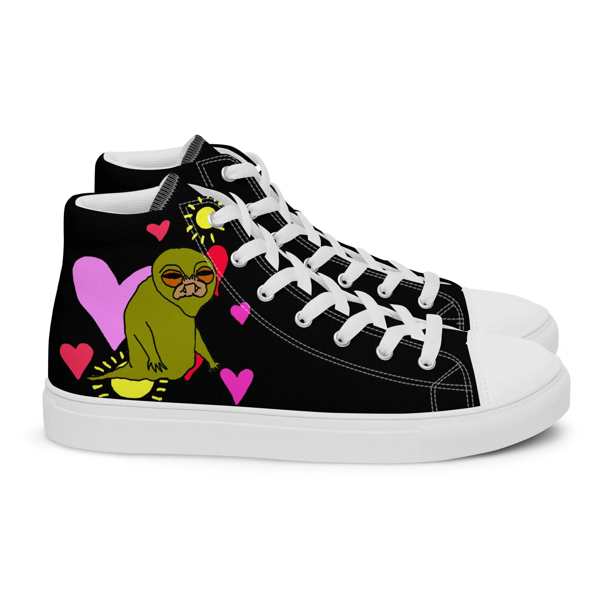 Swampy Marriage Women’s high top canvas shoes