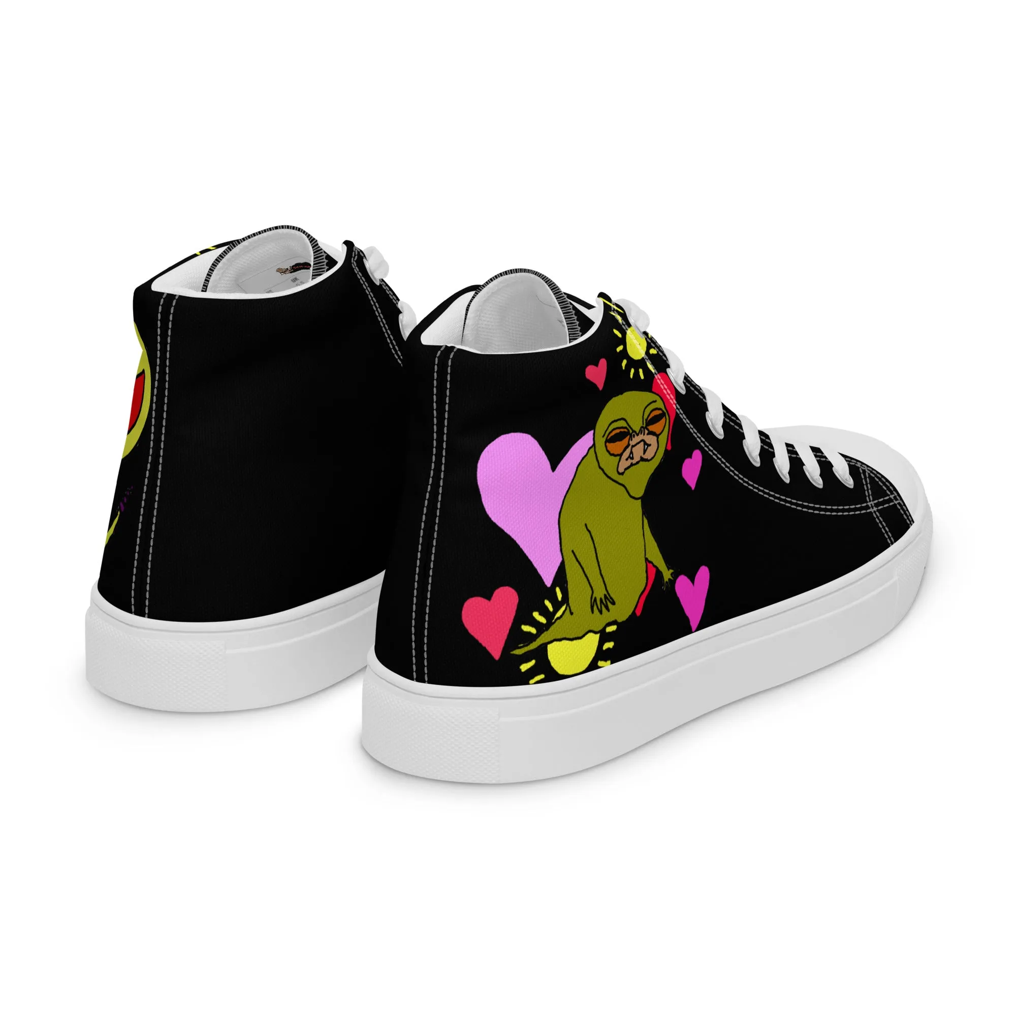 Swampy Marriage Women’s high top canvas shoes