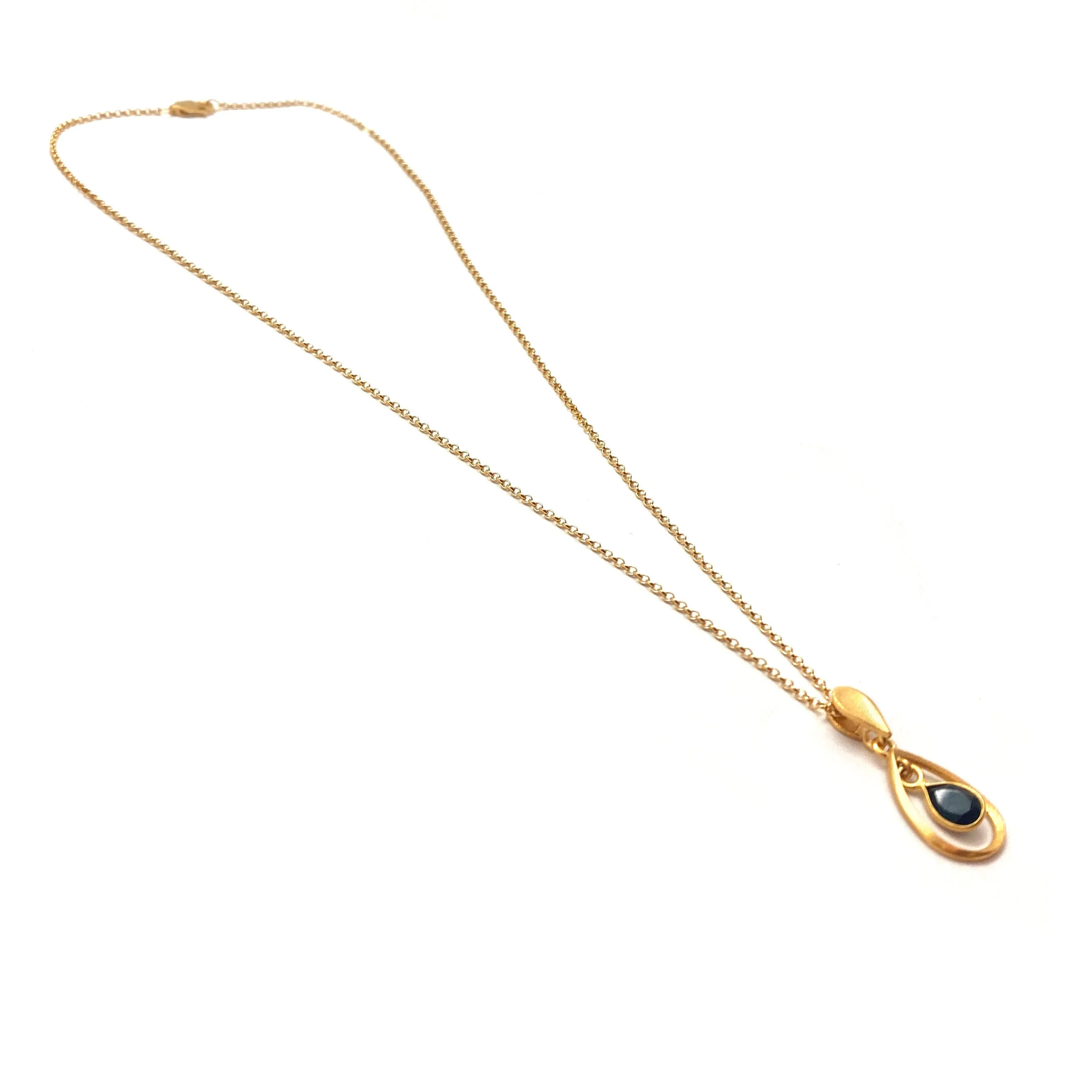 Teardrop Spinel Drop Pendant