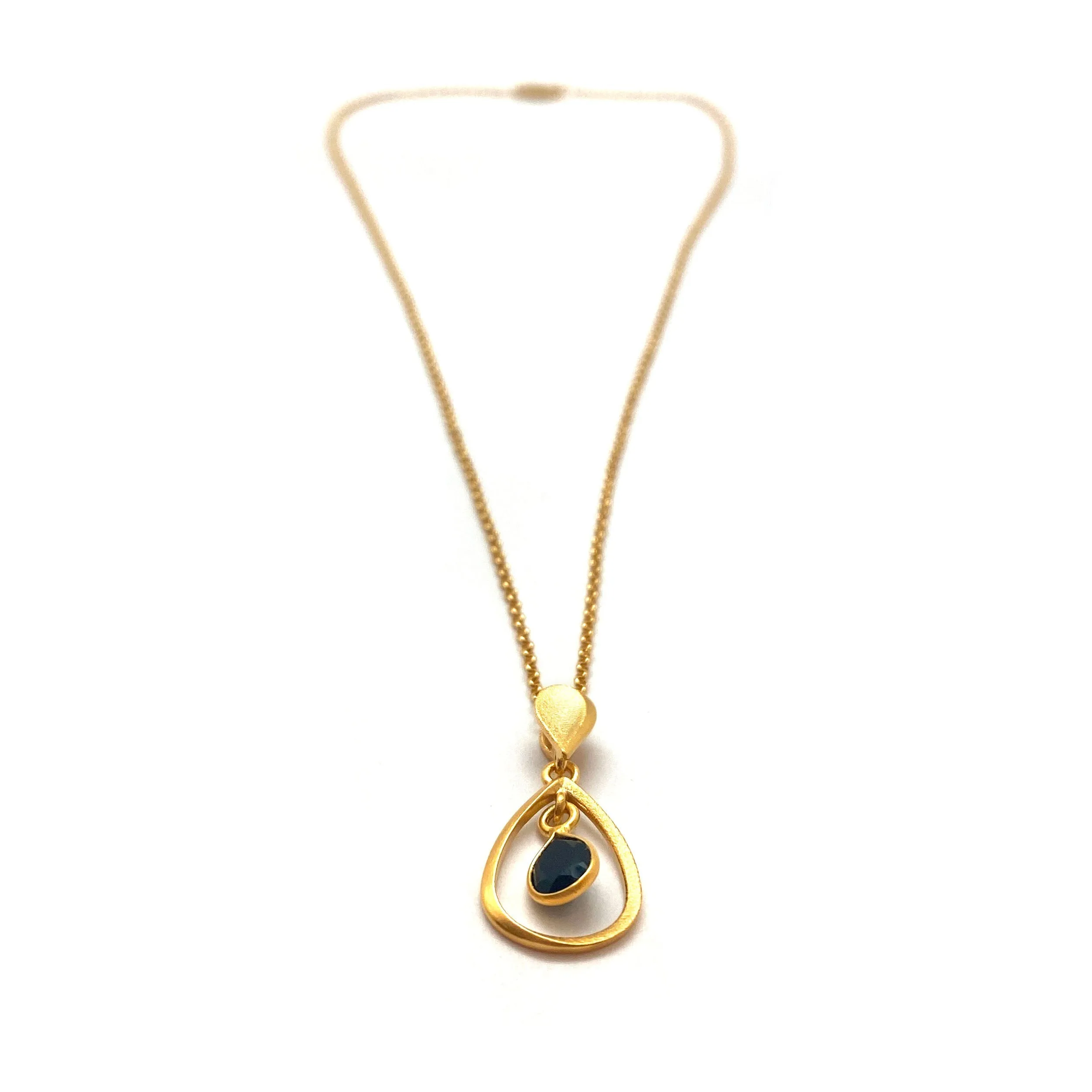 Teardrop Spinel Drop Pendant