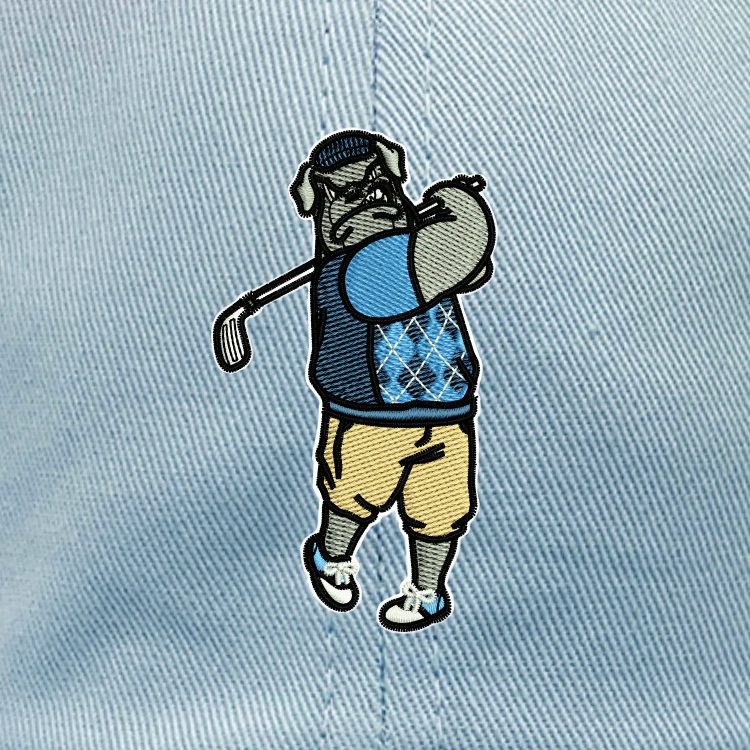 The Citadel, Spike the golfer, Yupoong Adult Low-Profile Cotton Twill Dad Cap