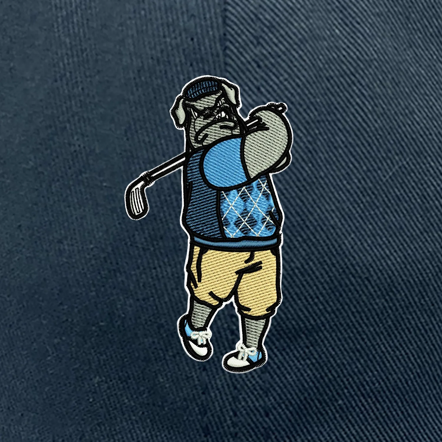The Citadel, Spike the golfer, Yupoong Adult Low-Profile Cotton Twill Dad Cap