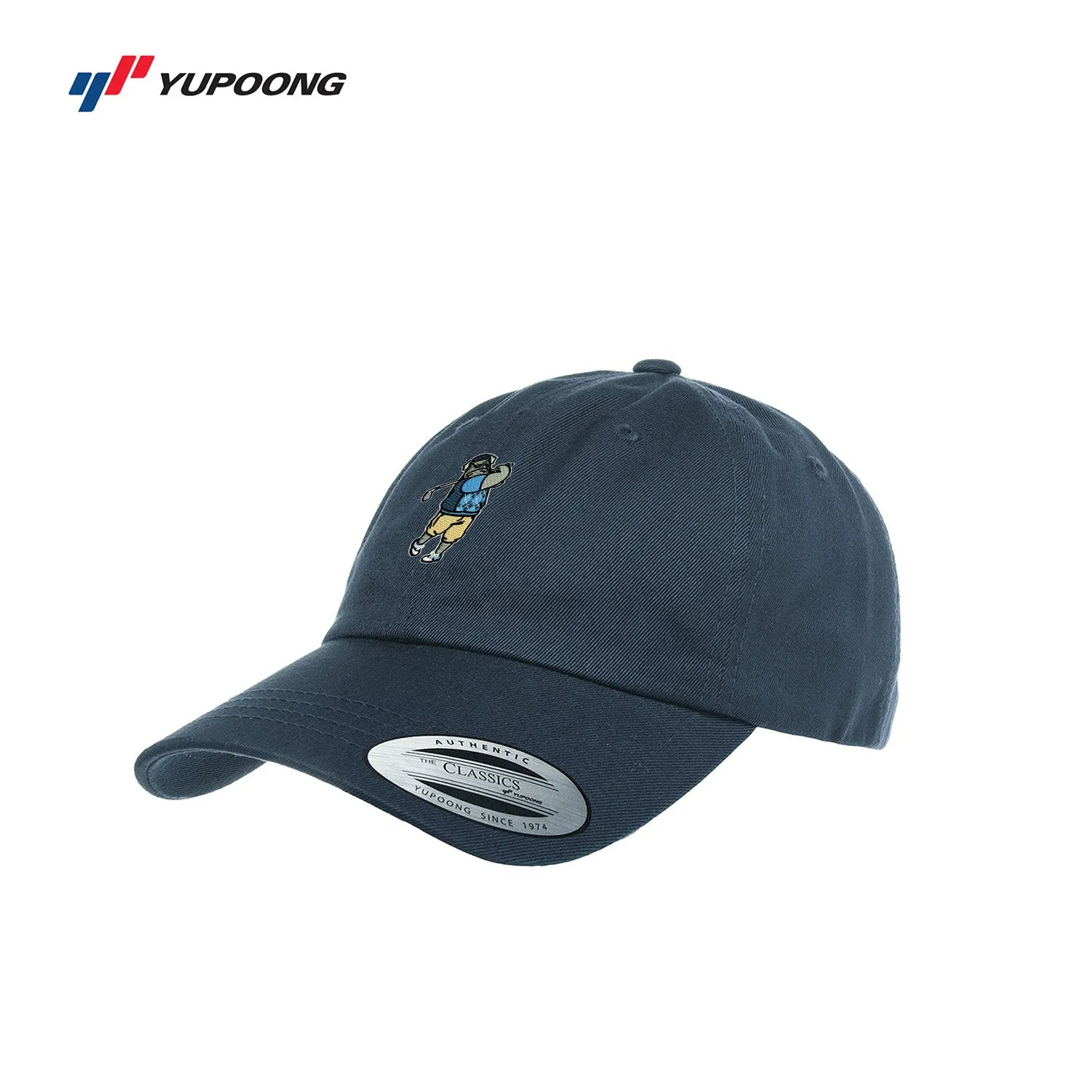 The Citadel, Spike the golfer, Yupoong Adult Low-Profile Cotton Twill Dad Cap