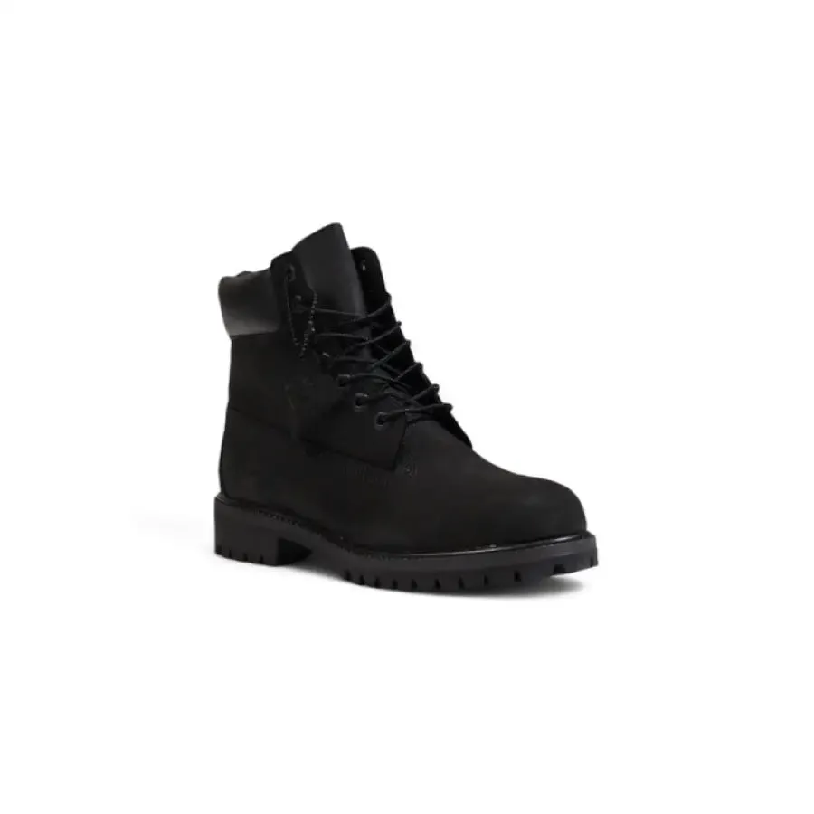 Timberland Men's Black Leather Boots Fall Winter