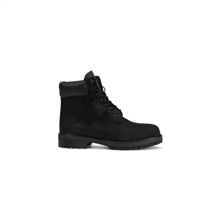 Timberland Men's Black Leather Boots Fall Winter