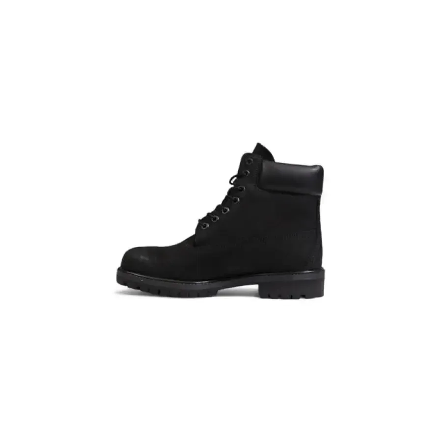 Timberland Men's Black Leather Boots Fall Winter