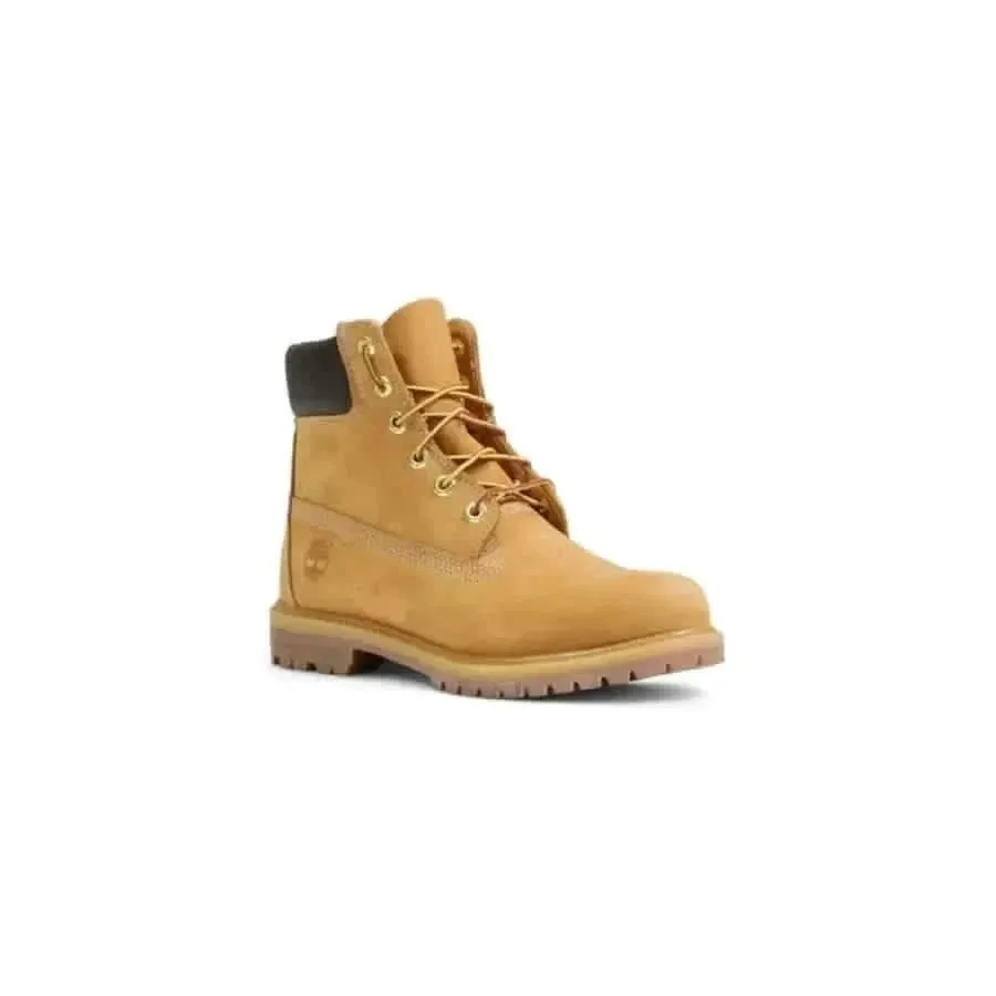Timberland Women's Beige Leather Ankle Boots