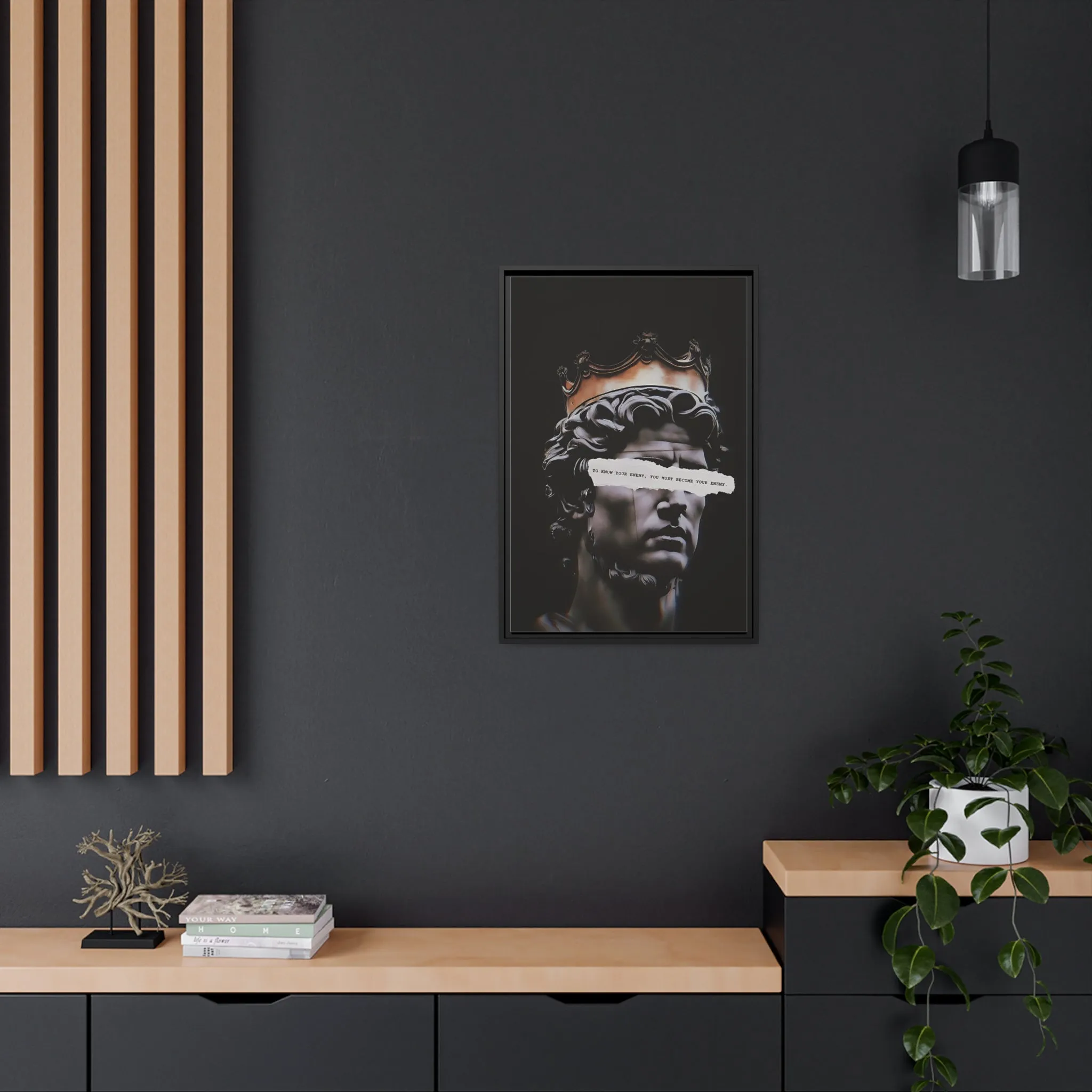 To Know Your Enemy Canvas & Frame