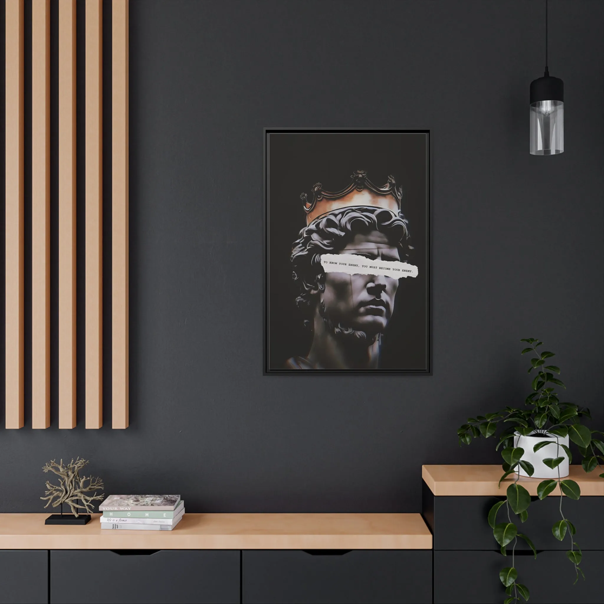 To Know Your Enemy Canvas & Frame
