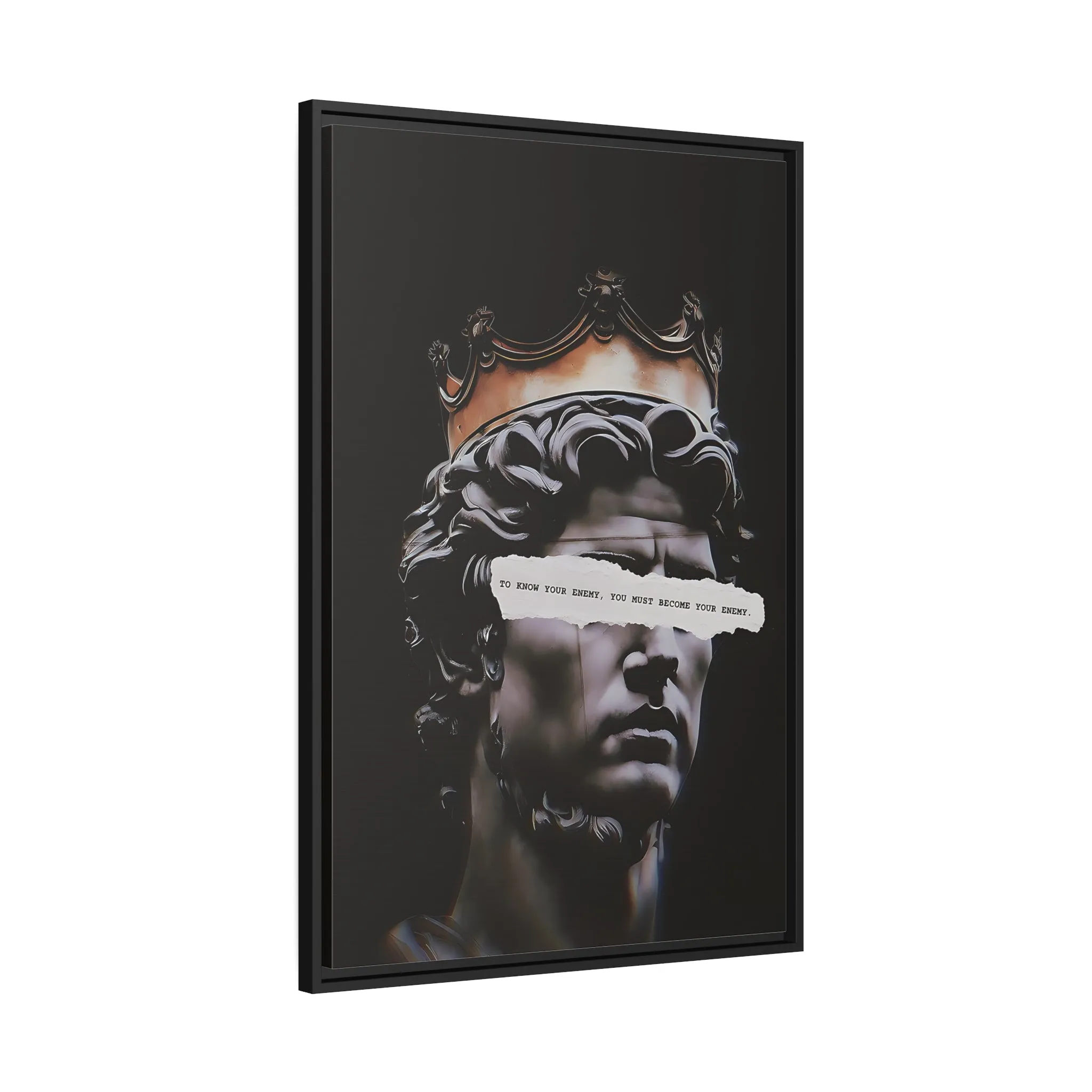 To Know Your Enemy Canvas & Frame