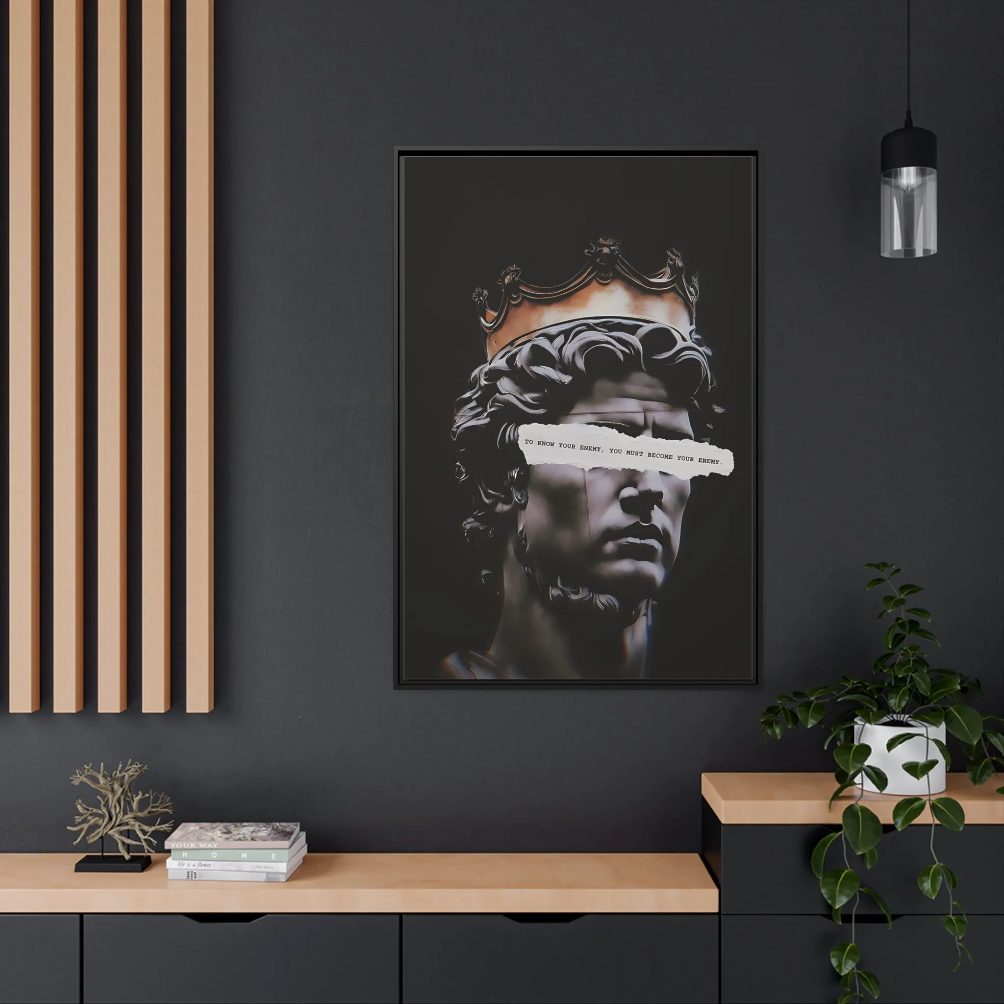 To Know Your Enemy Canvas & Frame