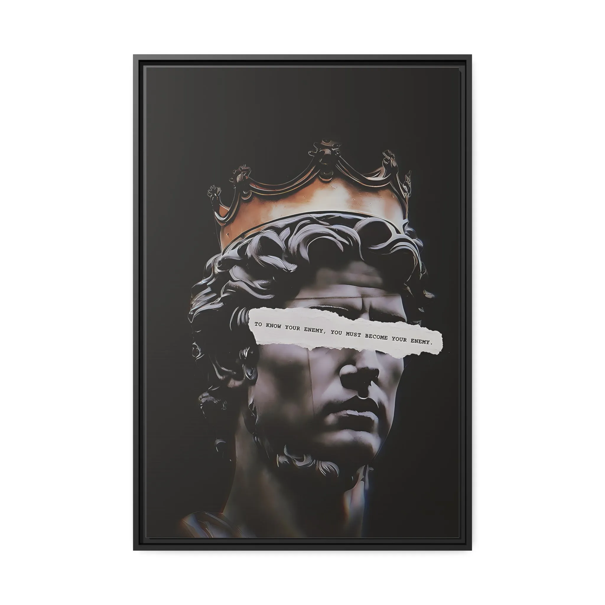To Know Your Enemy Canvas & Frame