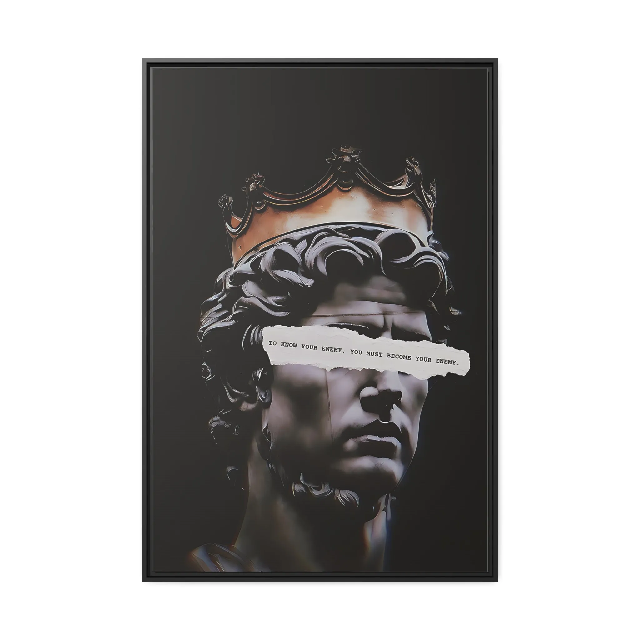 To Know Your Enemy Canvas & Frame