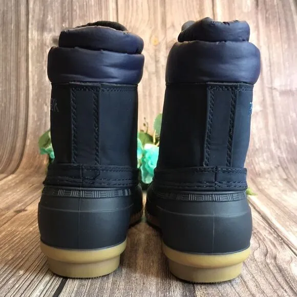 TOMMY HILFIGER Muddy Dark Blue Cold-Weather Boots 6M