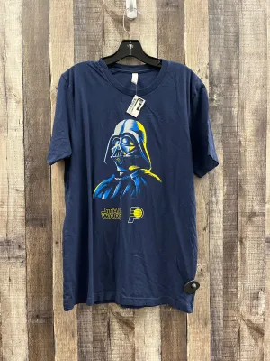 Top Short Sleeve By Bella   Canvas In Blue, Size: L