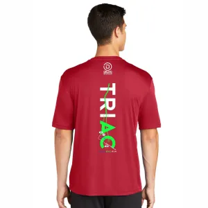 TRI AC Men's SS Tech Tee -Red- Course