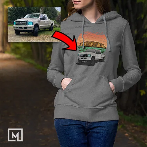 Trucks | Custom Print Unisex | Hoodie