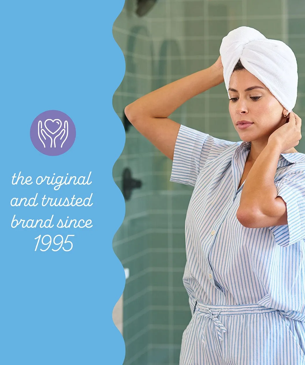 Turbie Twist Microfiber Hair Towel - Absorbent and Lightweight